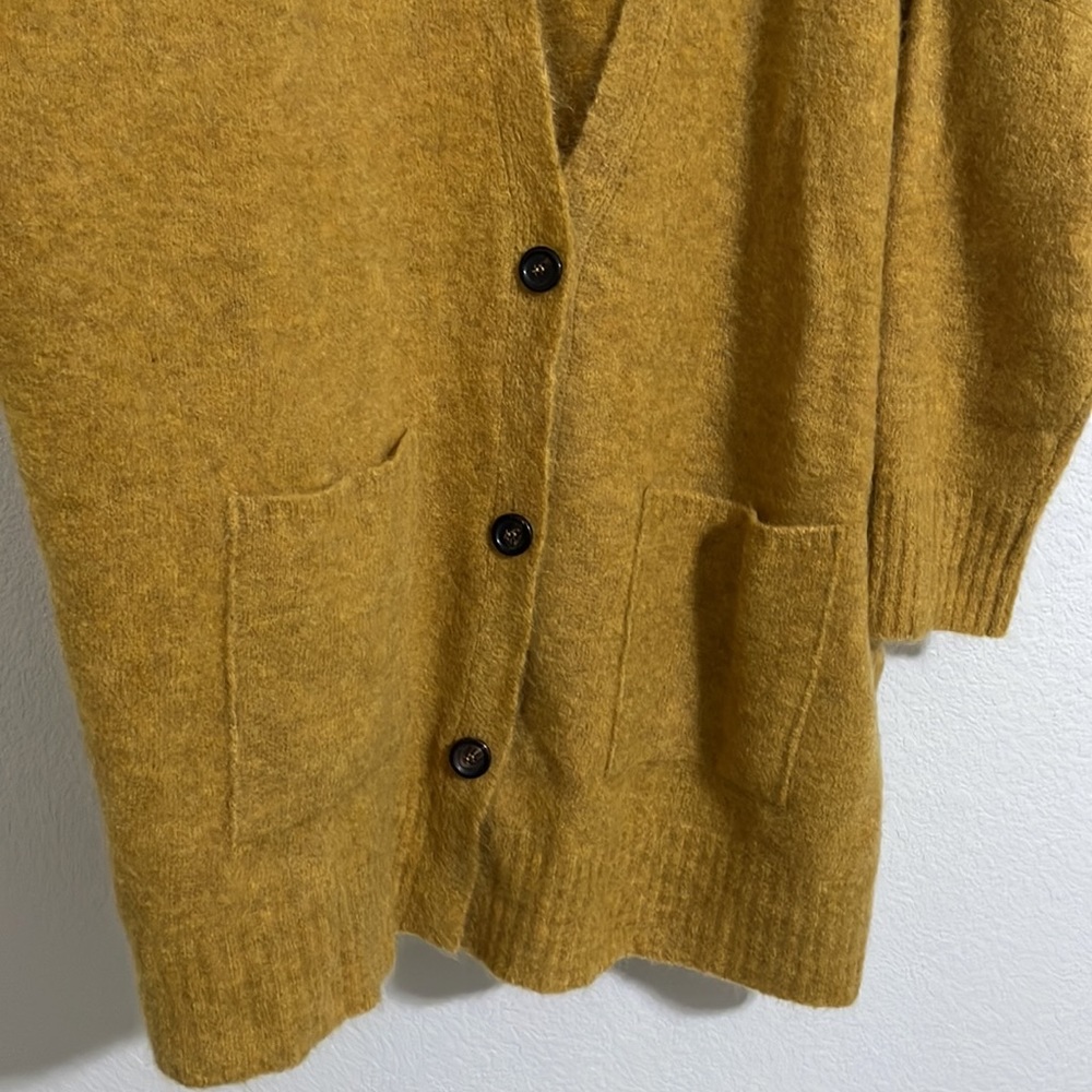 NWT EILEEN FISHER Mohair Plush Melange V-Neck Cardigan - Picture 9 of 11